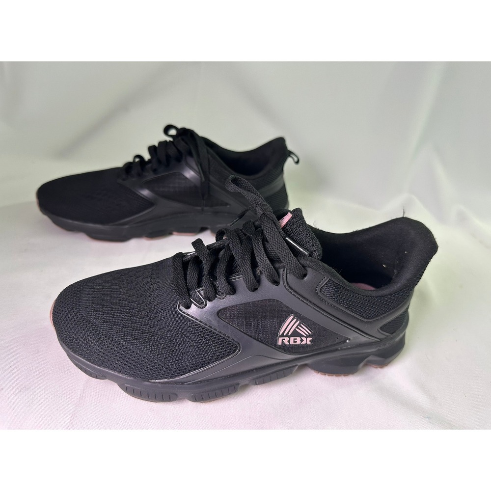 RBX Live Life Active X-Train Women's 10W Black Pink Mesh Training Shoes EF13204